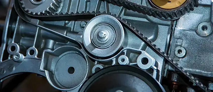 Triger kayışı, kauçuk malzemeden üretilmiştir. Kauçuk kayış, yapısı gereği, motorun sıcaklığından dolayı şertleşir ve sonrasında çatlayabilir ya da kayışın dişleri kopabilir.